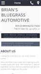 Mobile Screenshot of briansbluegrassautomotive.com